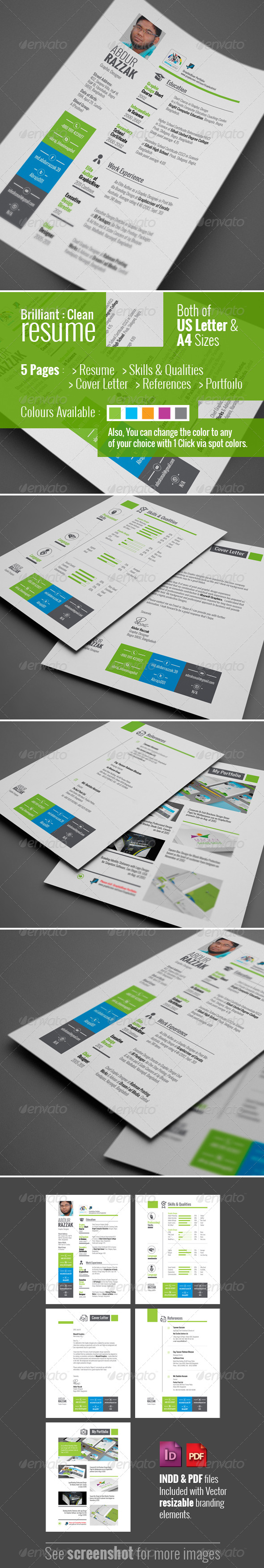 Brilliant Clean Resume Brilliant Clean Resume