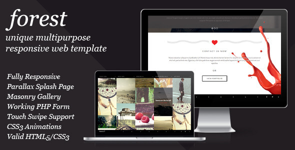 Forest - Unique Multipurpose Responsive Template