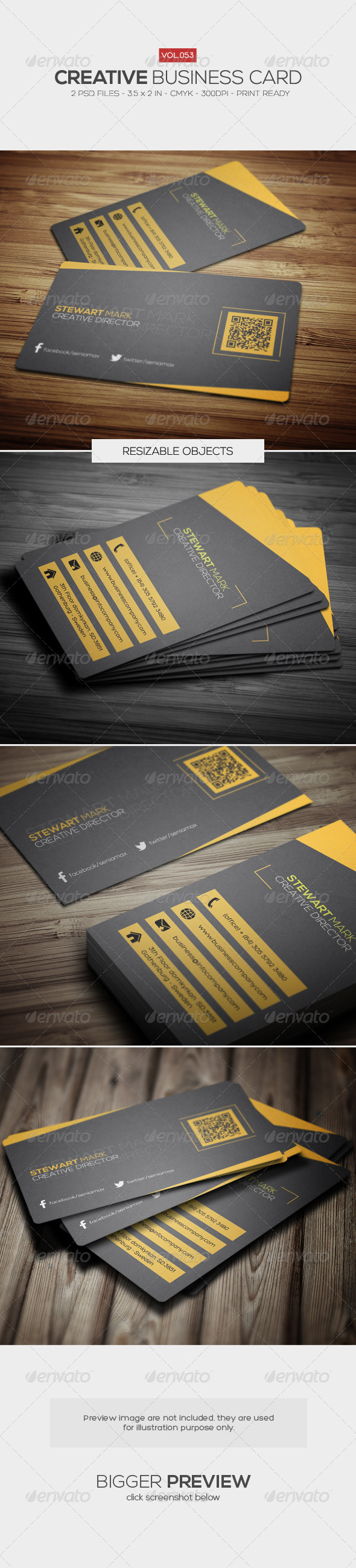 Creative Business Card 053 Creative Business Card 053