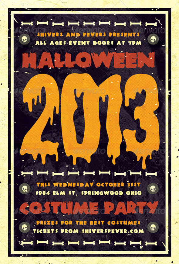 Spooky Halloween Flyer Template Spooky Halloween Flyer Template