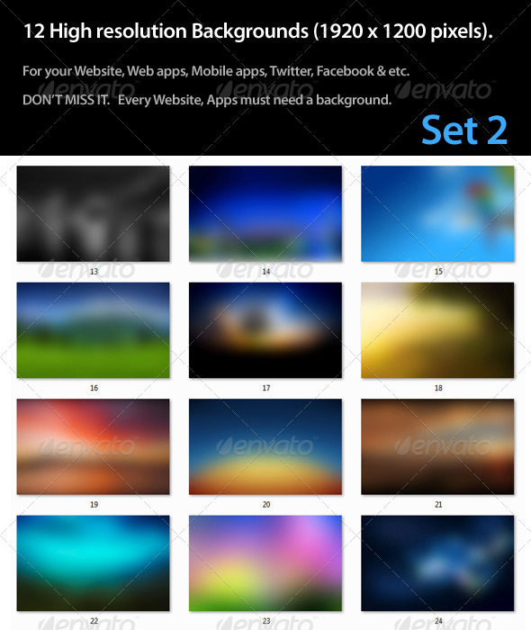 Web Background Design 1920x1200 (Set 2)