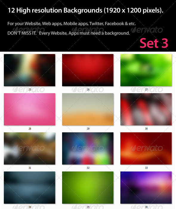 Web Background Design 1920x1200 (Set 3)