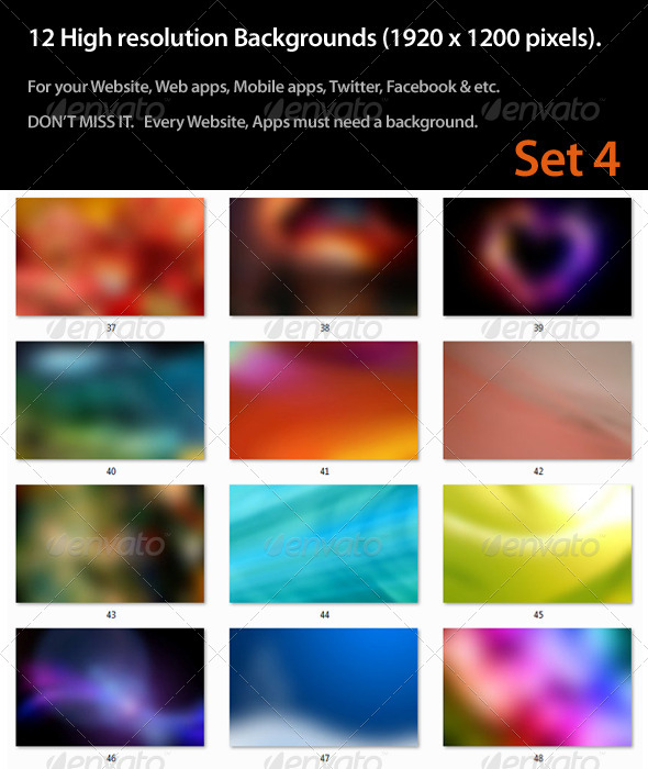 Web Background Design 1920x1200 (Set 4)