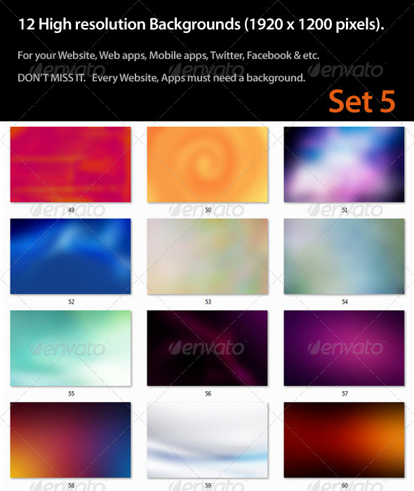 Web Background Design 1920x1200 (Set 5)