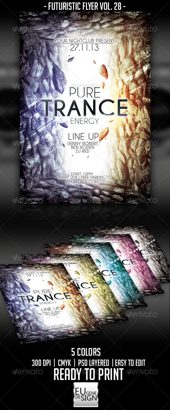 Futuristic Flyer Vol. 28 - Clubs & Parties Events