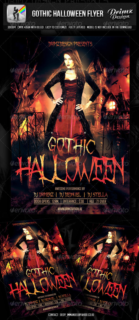 Gothic Halloween Flyer