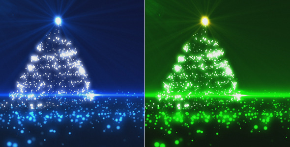 Blue and Green Christmas Tree 2 Pack Blue and Green Christmas Tree 2 Pack