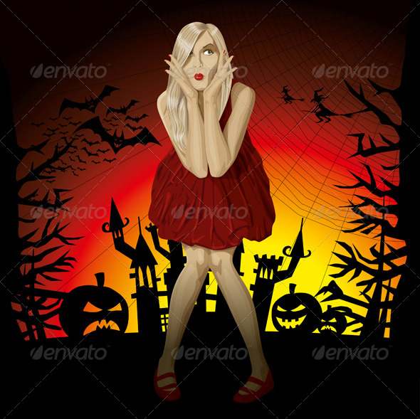 Vector Halloween Background Vector Halloween Background