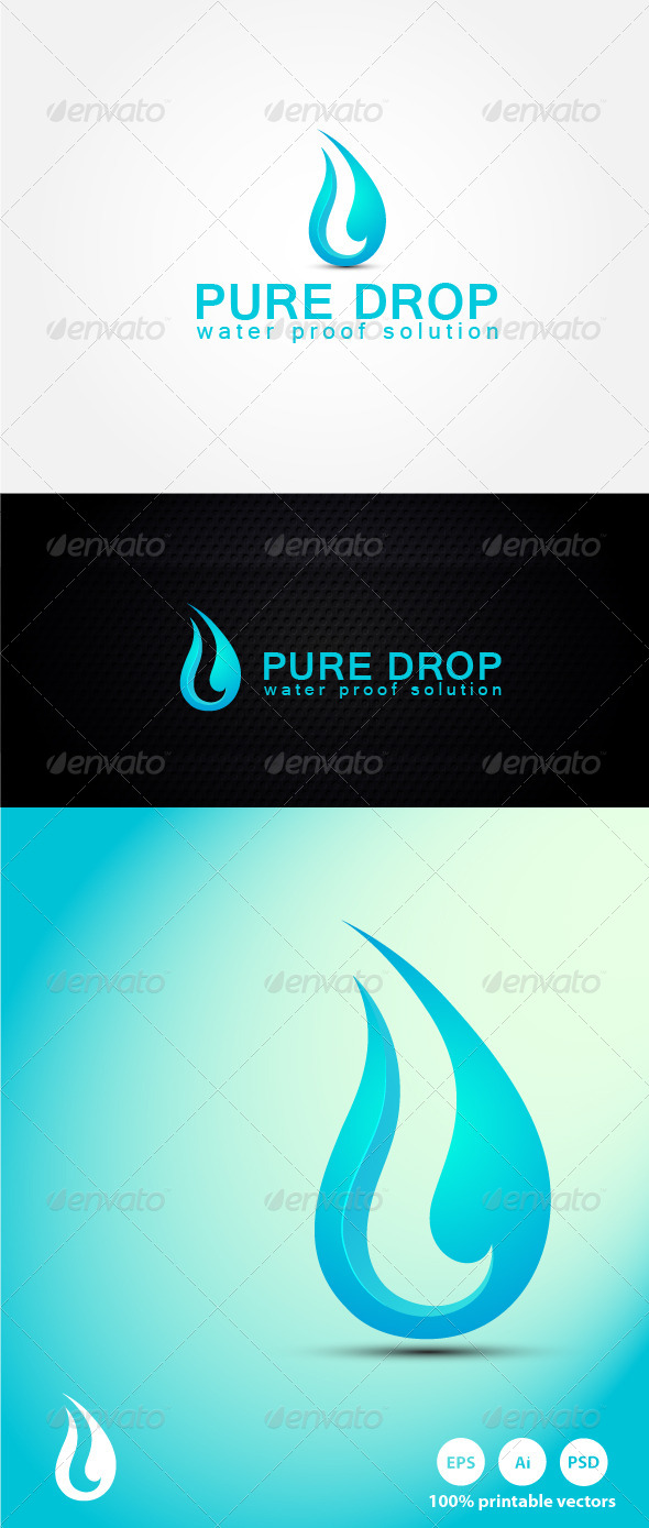 Water Drop - Nature Logo Templates