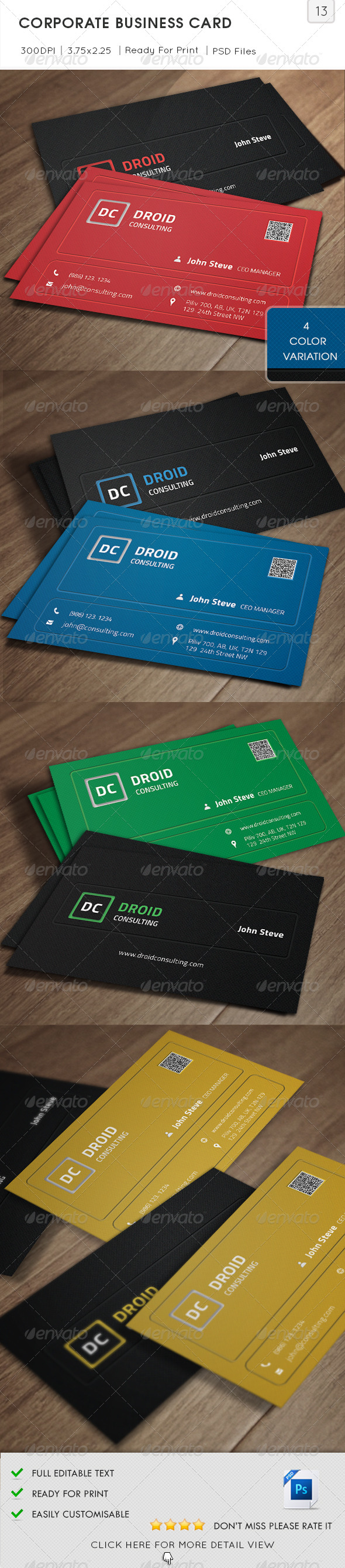 Corporate Business Card v13 Corporate Business Card v13