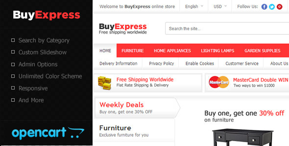 BuyExpress OpenCart Theme