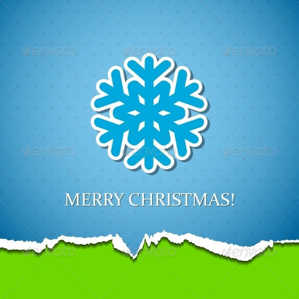 Christmas Background with Snowflake Christmas Background with Snowflake