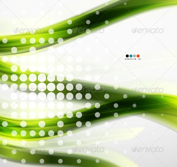 Abstract Green Eco Line Template Abstract Green Eco Line Template