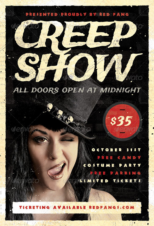 Creep Show - Halloween Flyer Template