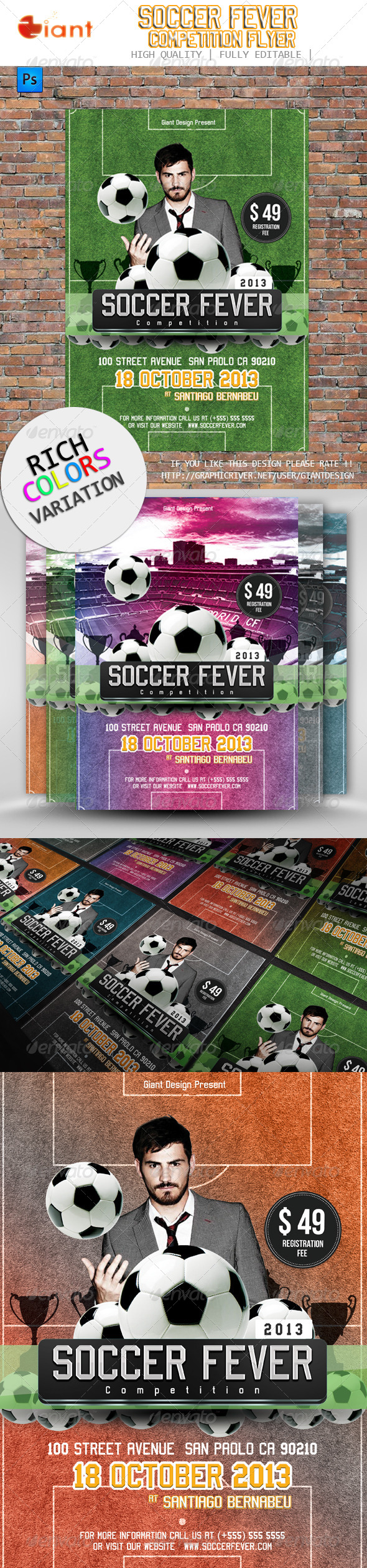 Soccer Fever Competition Flyer Soccer Fever Competition Flyer