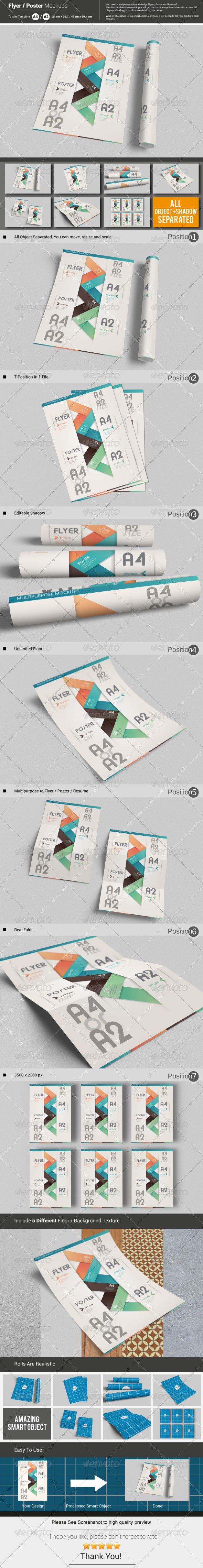 Flyer Poster Mockups Flyer Poster Mockups