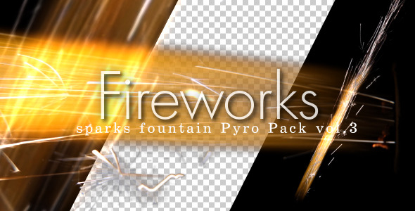 Fireworks Fountain of Sparks Fireworks Fountain of Sparks