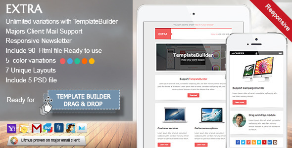 Extra - Responsive E-mail Template