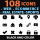 108 Icons - Web, Ecommerce, Real Estate, Sports... 108 Icons - Web, Ecommerce, Real Estate, Sports... - GraphicRiver Item for Sale