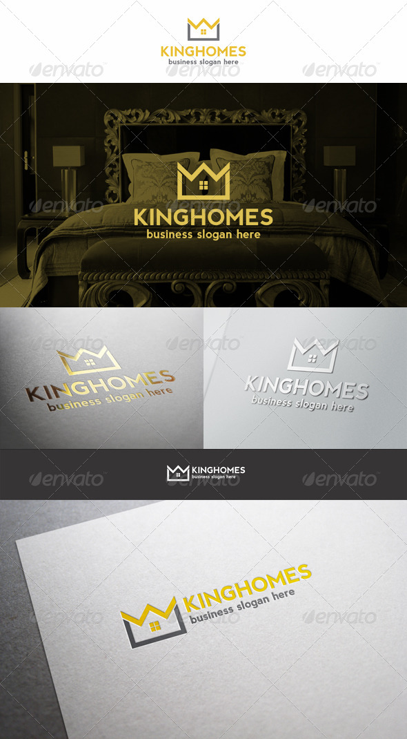 King Homes Estate Logo Royal Property King Homes Estate Logo Royal Property