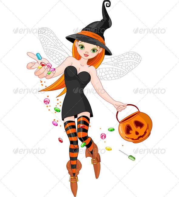 Trick or Treating Witch Trick or Treating Witch
