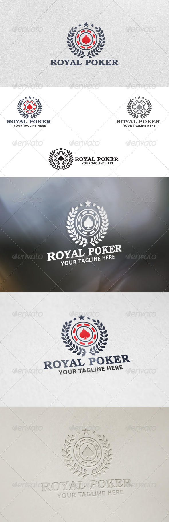 Royal Poker - Logo Template