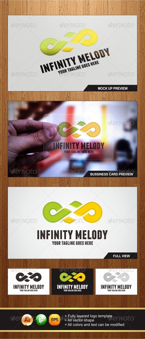 Infinity Melody - Symbols Logo Templates