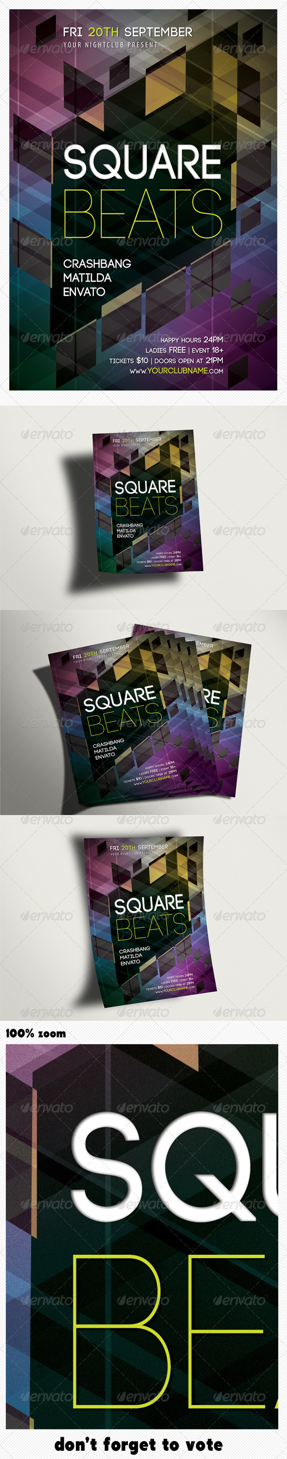 Music Night Party Flyer Template 05 Music Night Party Flyer Template 05