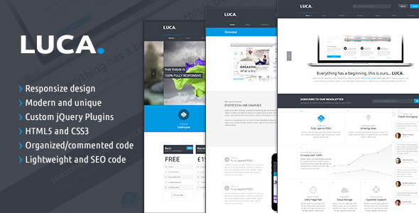 LUCA - Responsive HTML5 Template