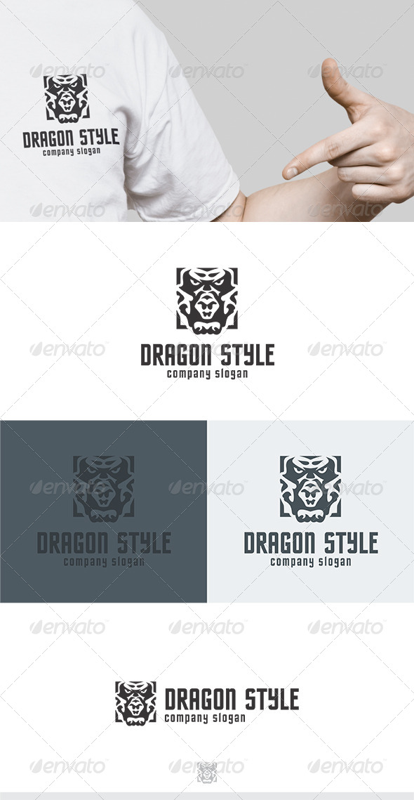 Dragon Style Logo Dragon Style Logo