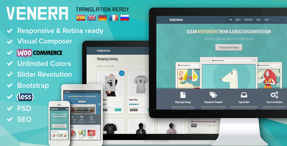 Venera - Responsive Multi-Purpose Theme