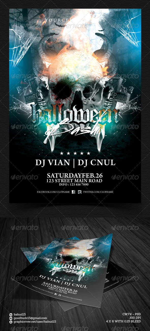 Halloween Bash Flyer Template