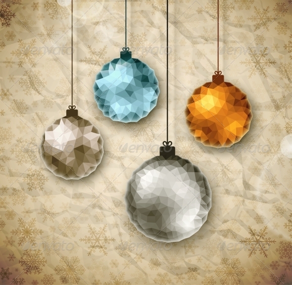 Vintage Christmas Balls Vintage Christmas Balls