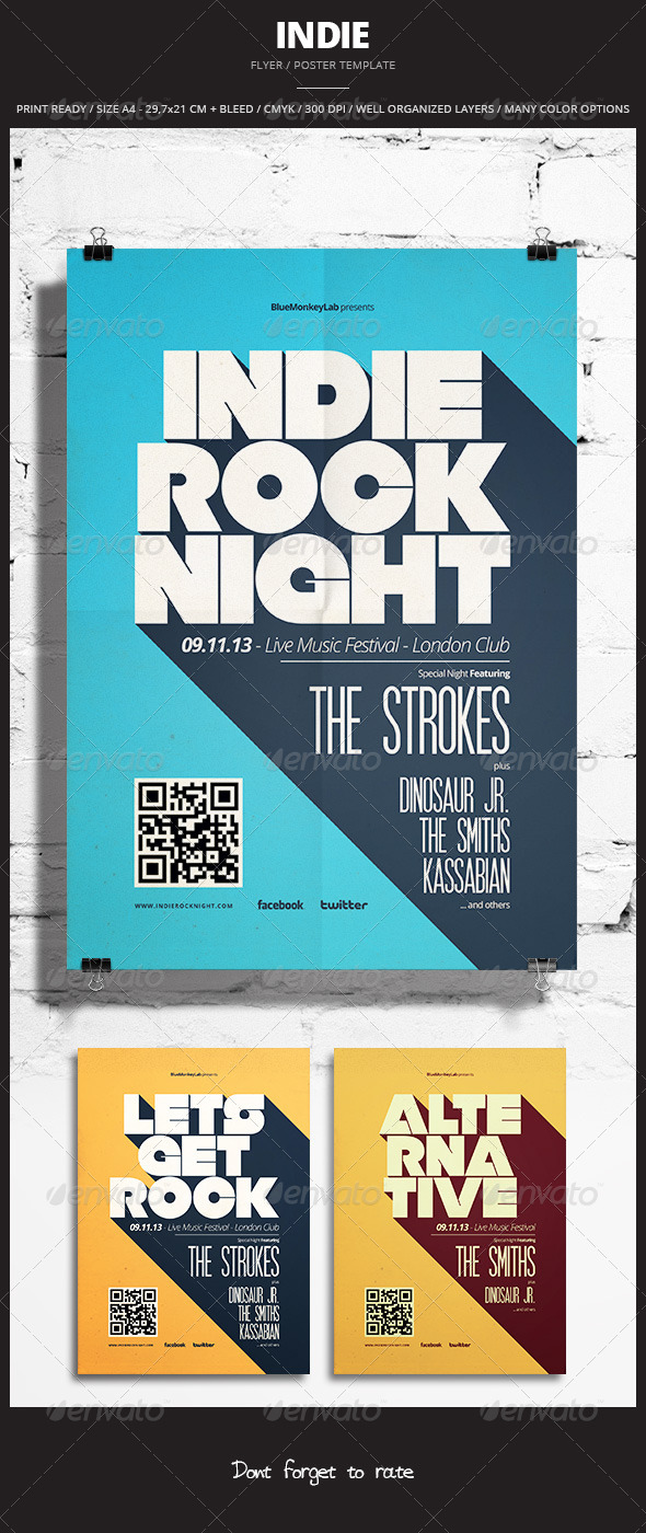 Indie Flyer / Poster 12 - Events Flyers