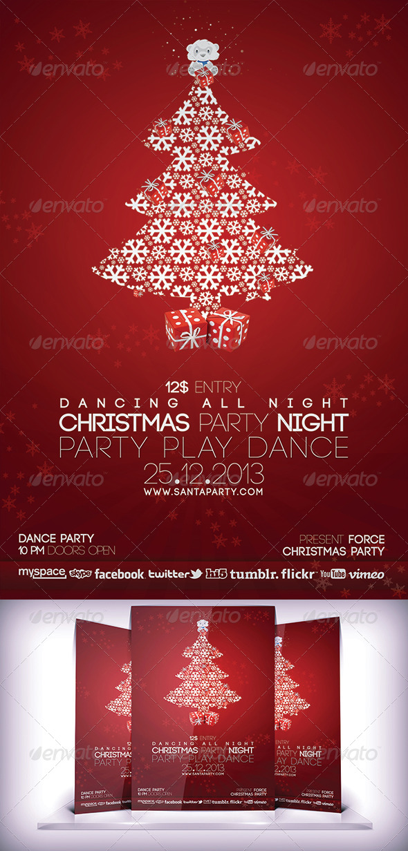 Christmas Party Flyer Christmas Party Flyer