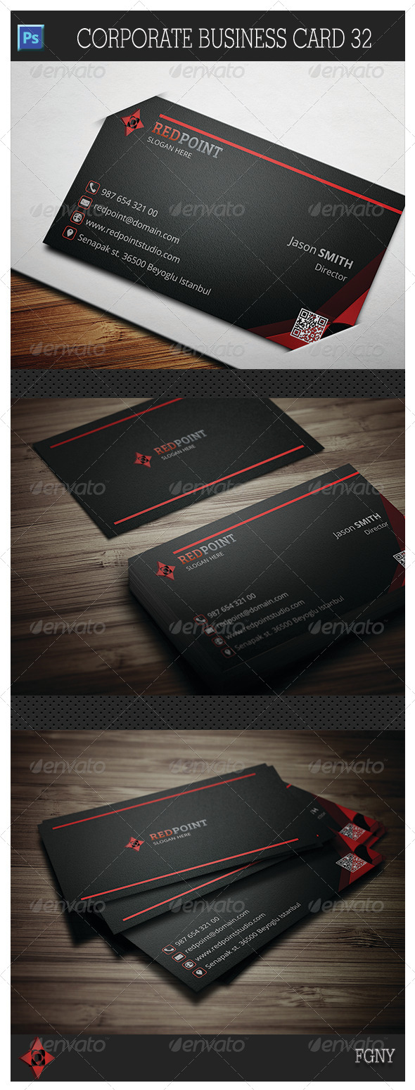 Corporate Business Card 32 Corporate Business Card 32