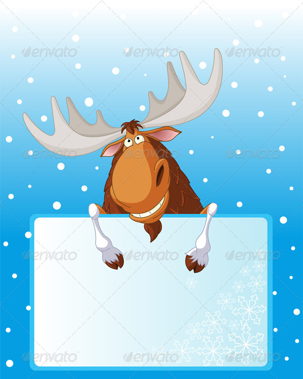 Moose Place Card