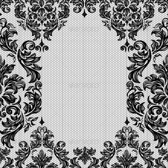 Baroque Seamless Vintage Lace Background Baroque Seamless Vintage Lace Background