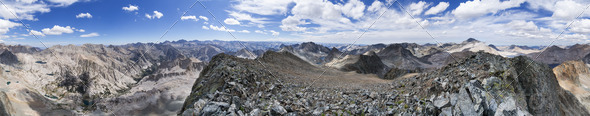 Black Giant Mountain Panorama