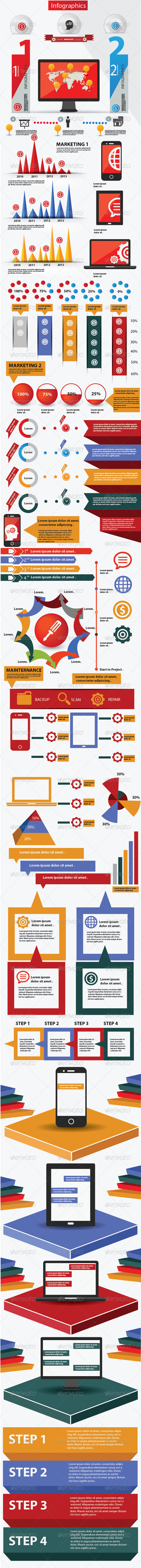 GraphicRiver Infographics Elements & Technology Graphics Design 5864972 GraphicRiver Infographics Elements & Technology Graphics Design 5864972