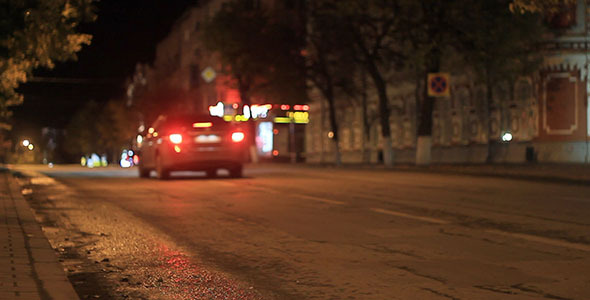 Night City Road Traffic Night City Road Traffic