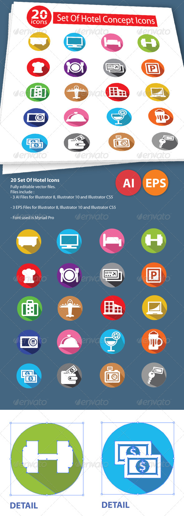 20 Set Of Hotel Icons 20 Set Of Hotel Icons