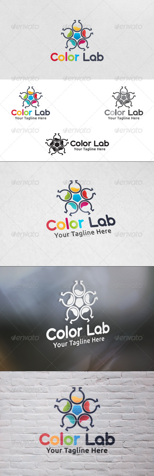 Color Lab Logo Template Color Lab Logo Template