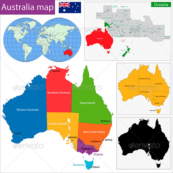 Australia Map Australia Map