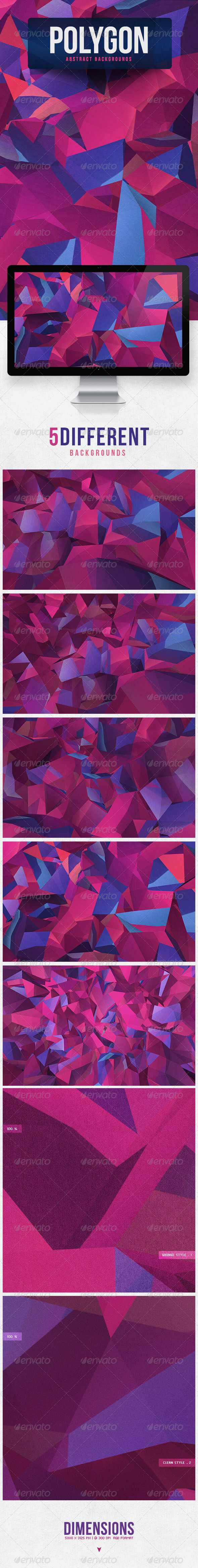 Polygon Abstract Backgrounds Polygon Abstract Backgrounds