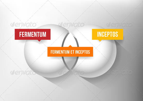 GraphicRiver Two Intersecting Circles Infographics 5877747 GraphicRiver Two Intersecting Circles Infographics 5877747