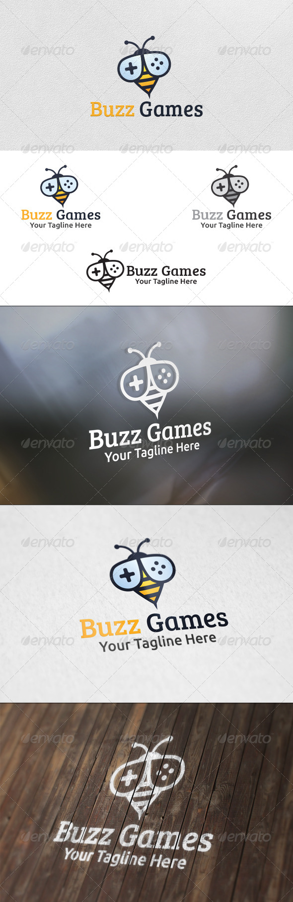 Buzz Games - Logo Template