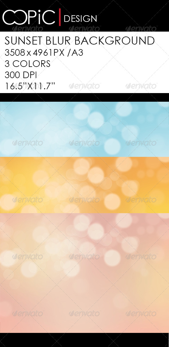 Sunset Blur Backround Sunset Blur Backround