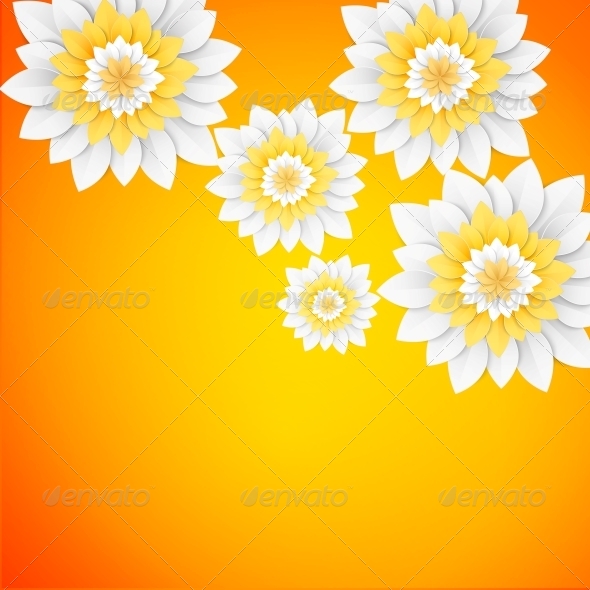 Paper Flowers Postcard Paper Flowers Postcard