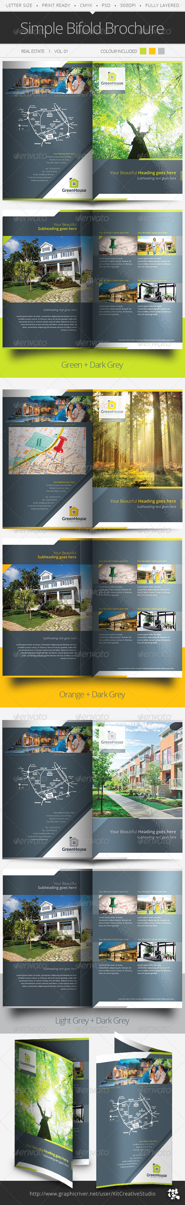 Simple Bifold Brochure Vol.01 Simple Bifold Brochure Vol.01